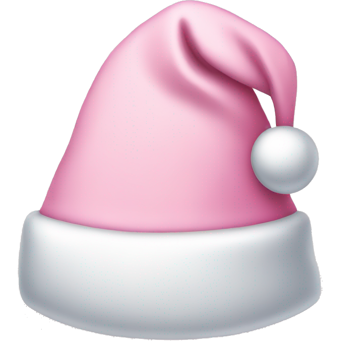 Light pink Santa hat