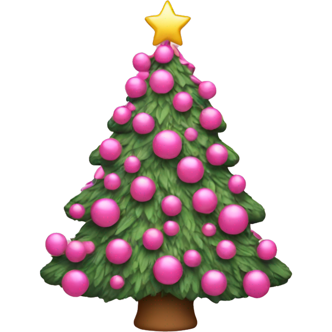 Pink Christmas tree