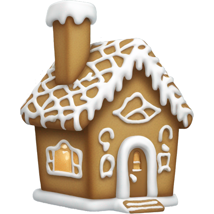 White gingerbread house