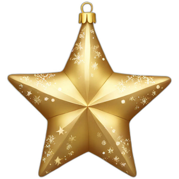Christmas decoration star