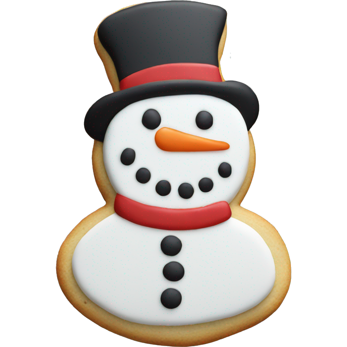 Snowman Christmas Cookie
