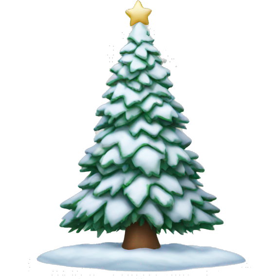 Snowy Christmas tree