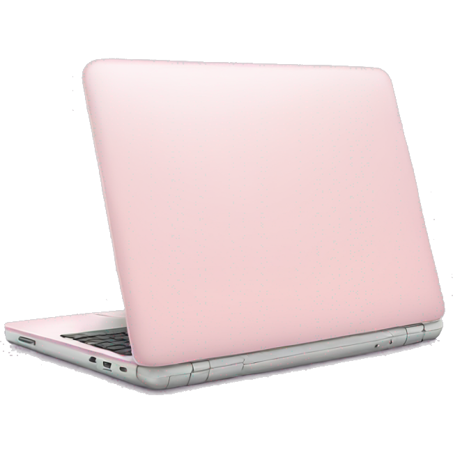 Light pink laptop