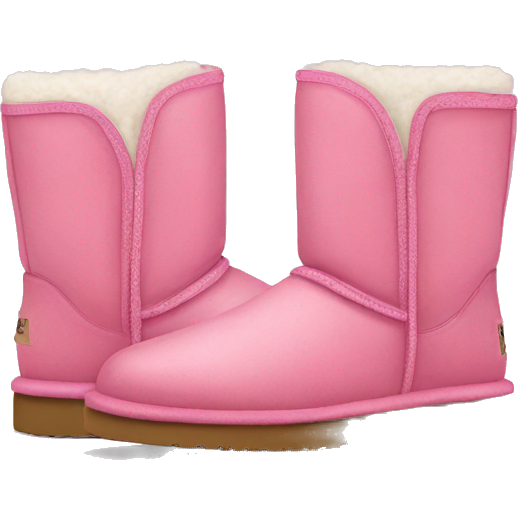 A pink pair of uggs