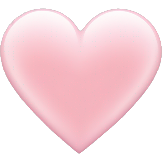 Light pink heart