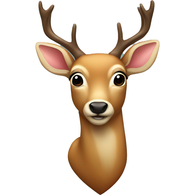 Deer on heart