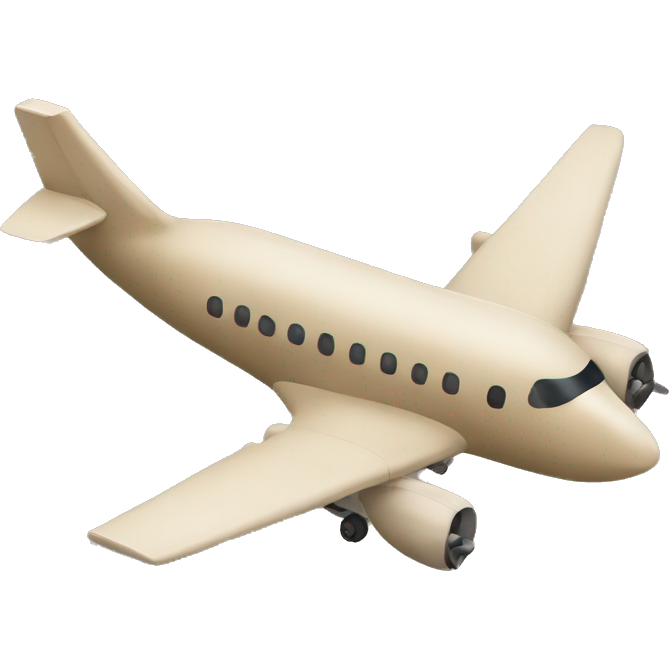Beige airplane