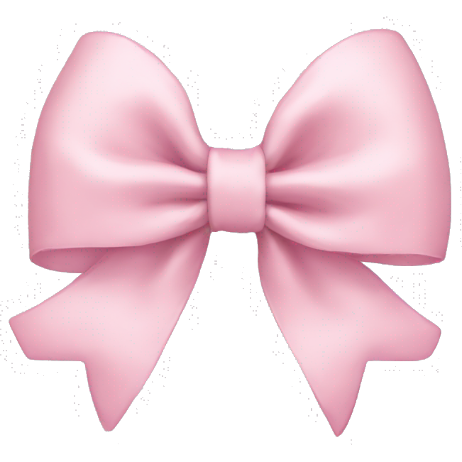 Light pink bow