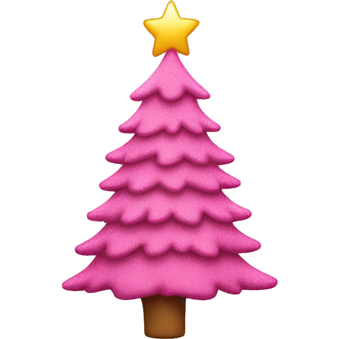 Pink Christmas tree