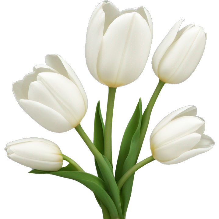 White tulips