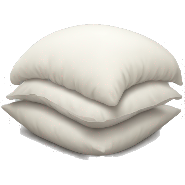 Cartoon head buried in pillow