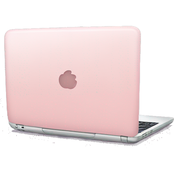 Light pink laptop