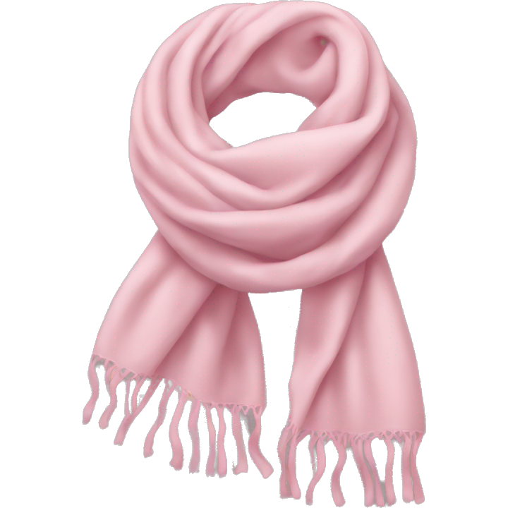 Light pink scarf