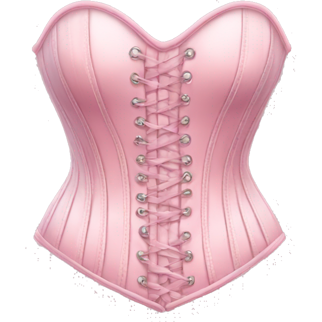 Pastel pink corset
