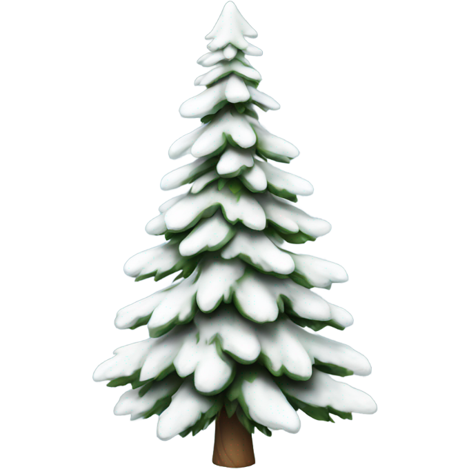 Actual white fir christmas tree isolated.