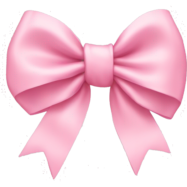 Baby pink bow