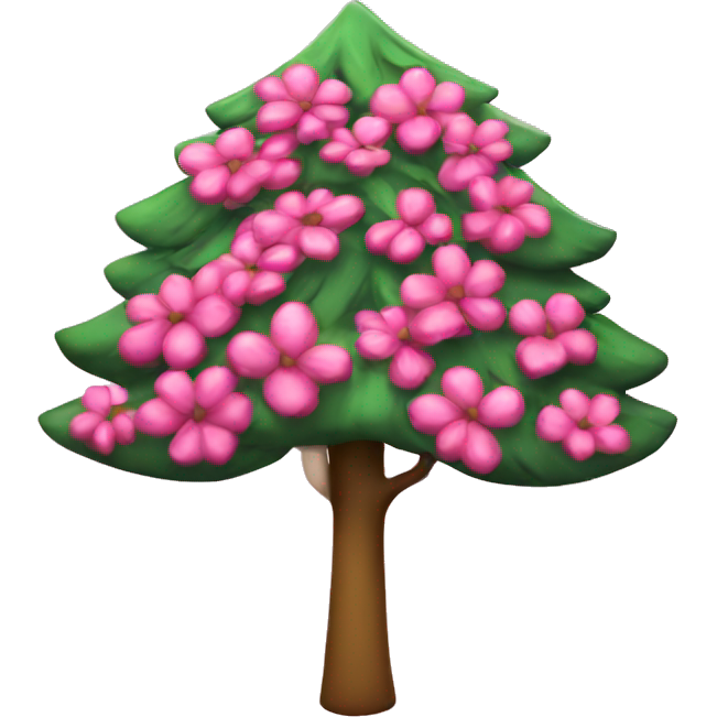 Arbol de navidad rosa