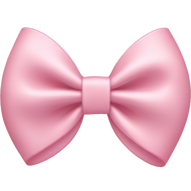 Light pink bow on light pink bow