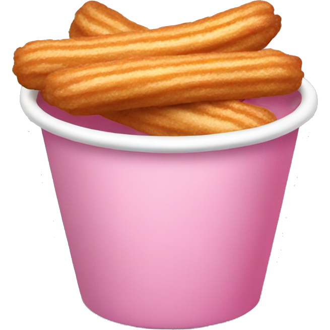 Pink Cup of churros