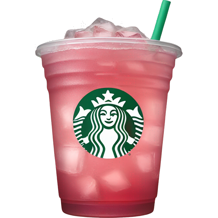 Pink iced tea Starbucks drink