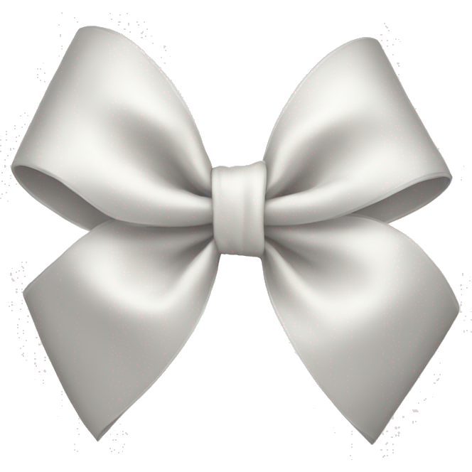 White bow