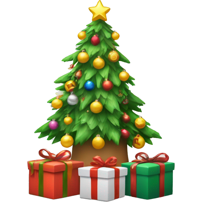 Cristhmas tree whit a LOT of presents