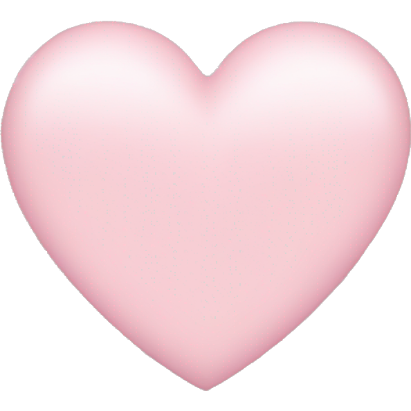Light pink heart