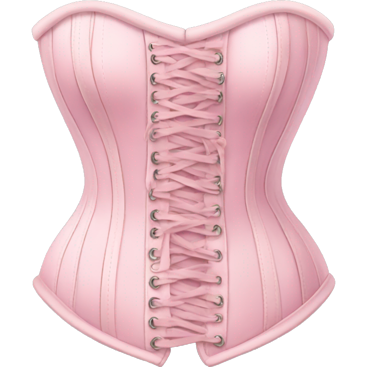 Pastel pink corset
