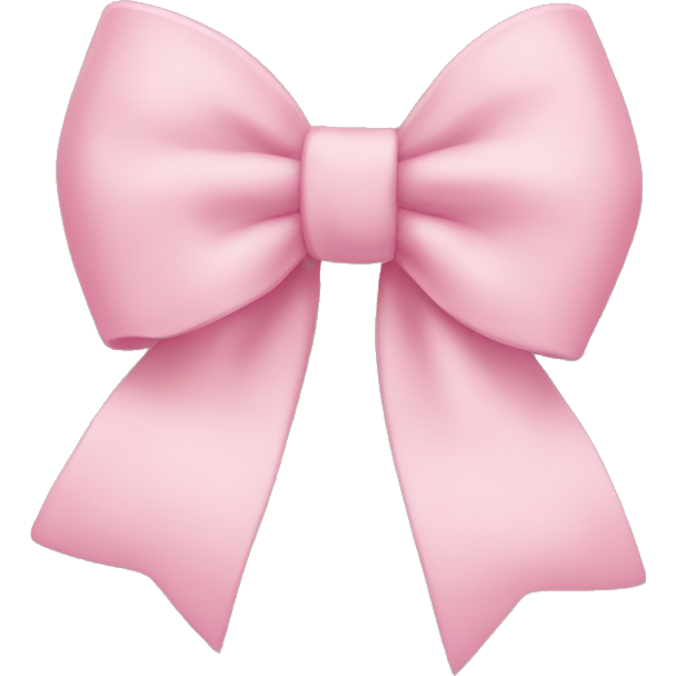 Baby pink bow