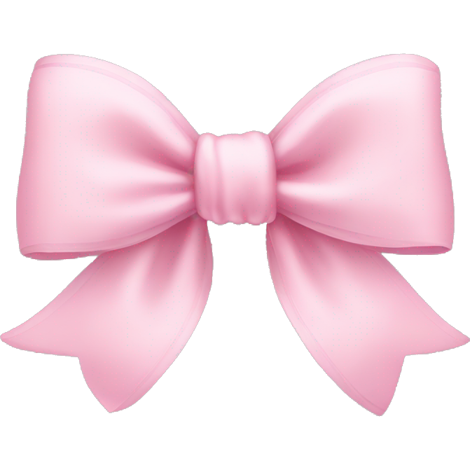 Baby pink bow