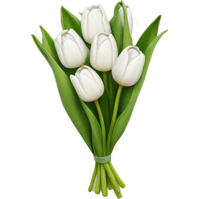 White tulip bouquet