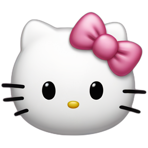 Hello kitty who kiss