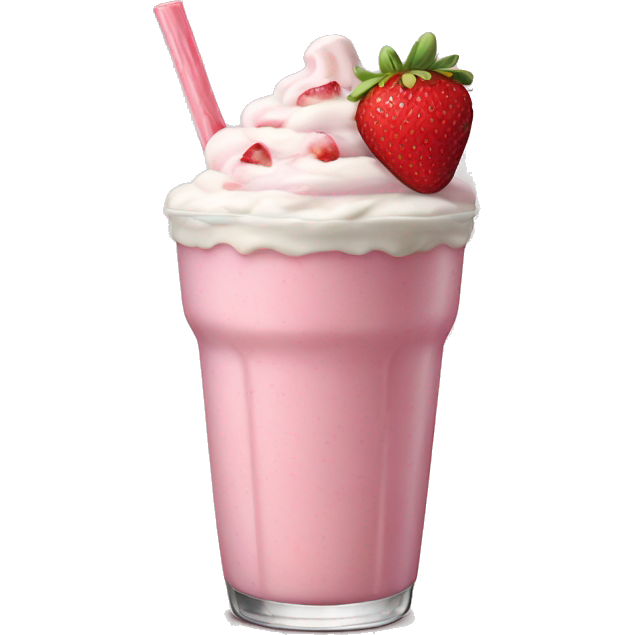 Americana strawberry milkshake