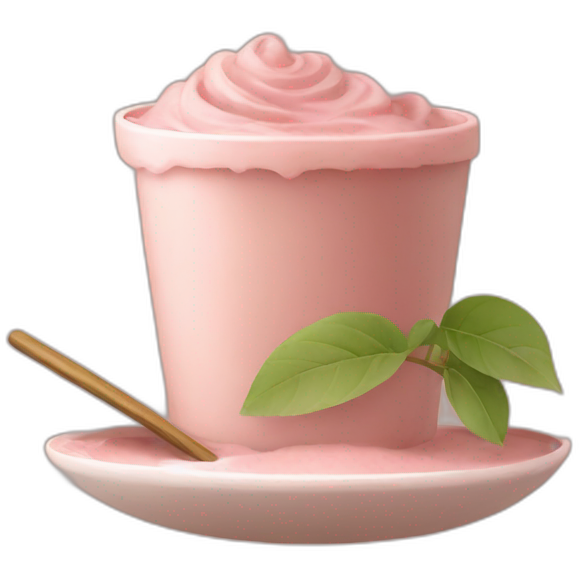 Brownish pink aesthetic matcha