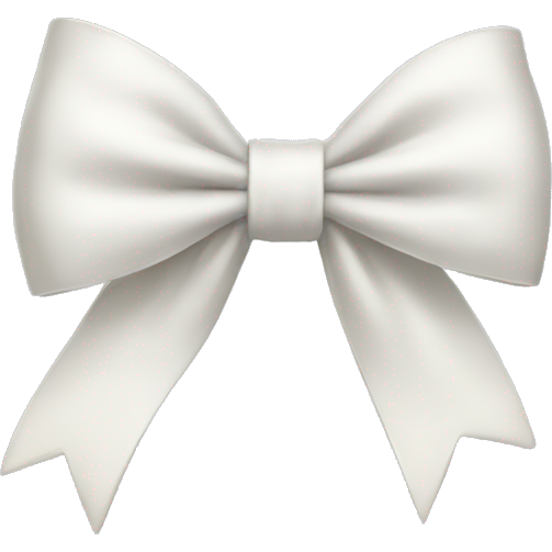 White bow