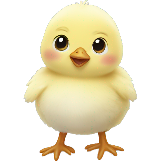 Baby chick in the snow