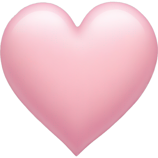 Soft pink heart