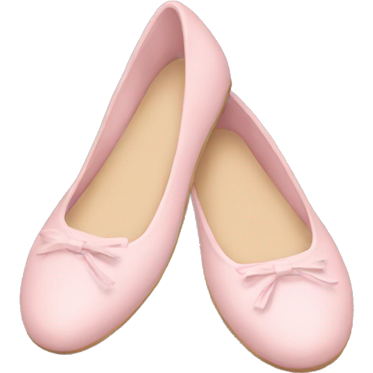 Pastel pink flats