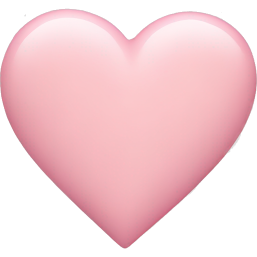 Pastel pink heart
