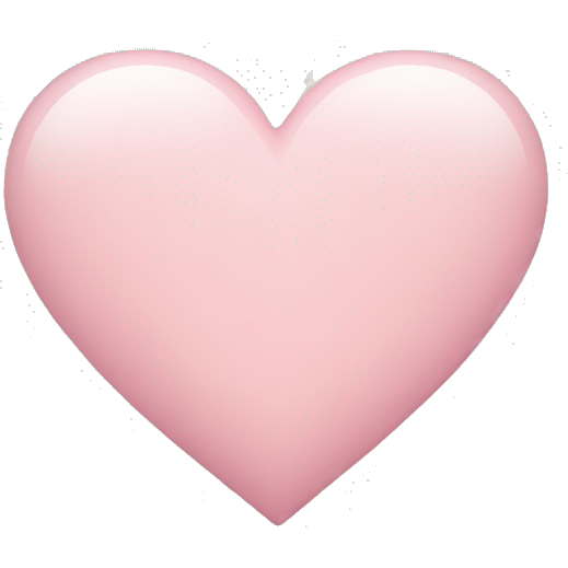 Light pink heart
