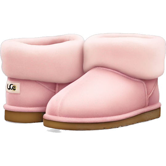 Light pink ugg slippers