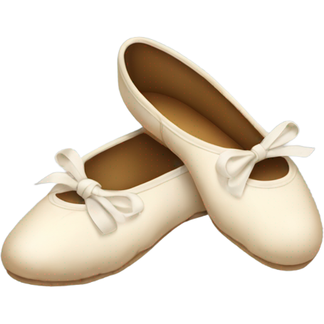 Cream dirty Ballet shoes