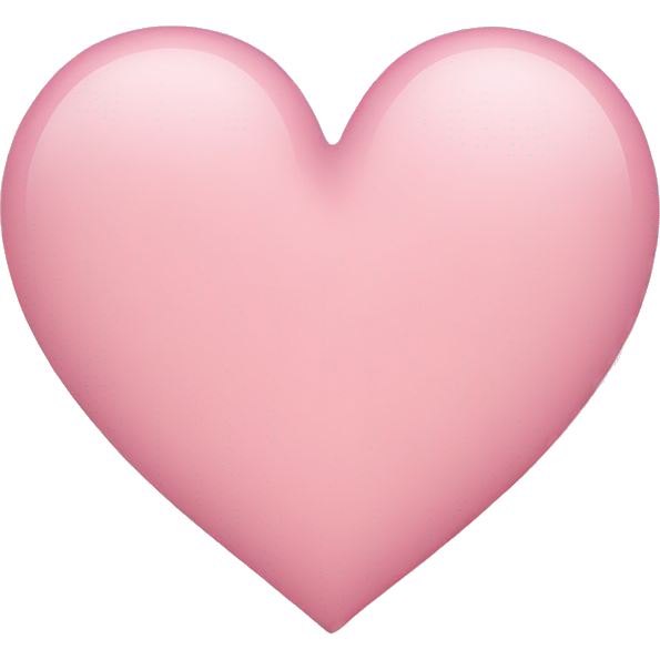 Light pink heart