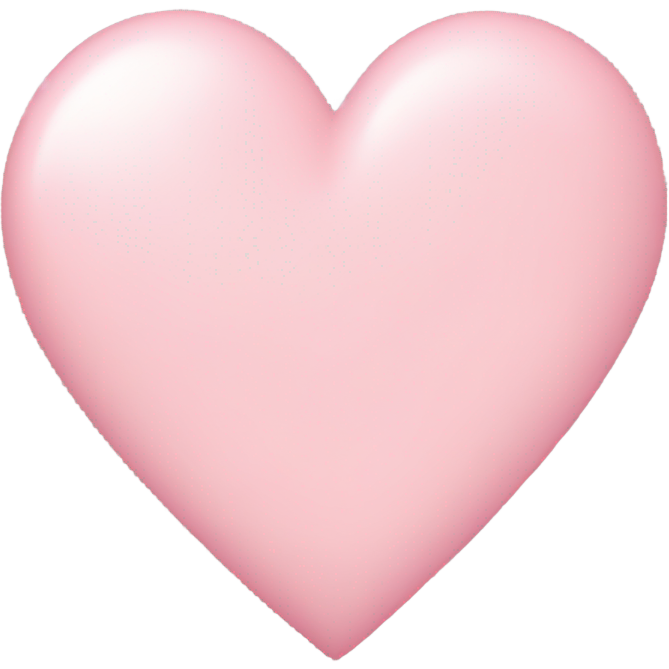Light pink heart