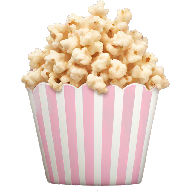 Light pink popcorn
