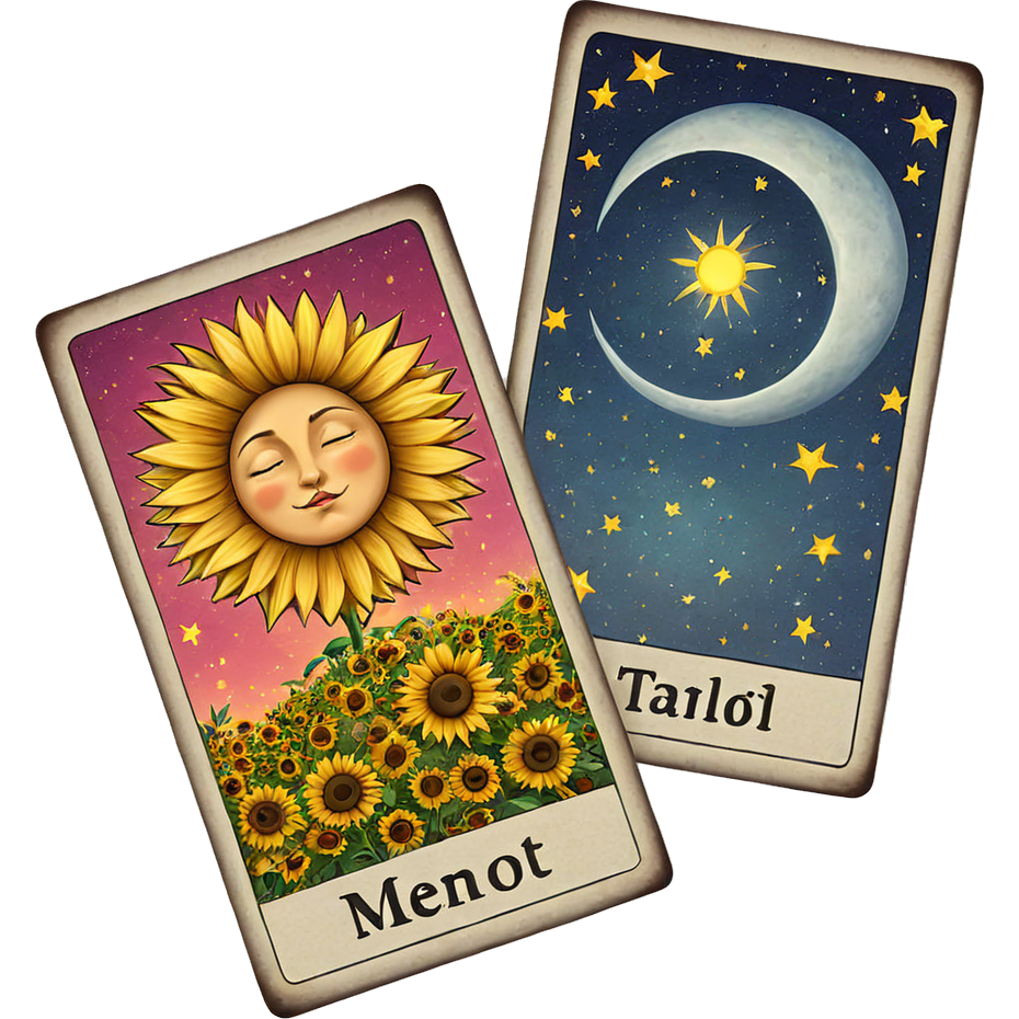Moonlit sunflower tarot reading