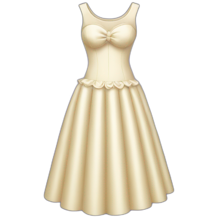 Fancy cream dress
