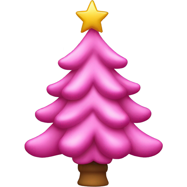 Christmas tree with pink deko