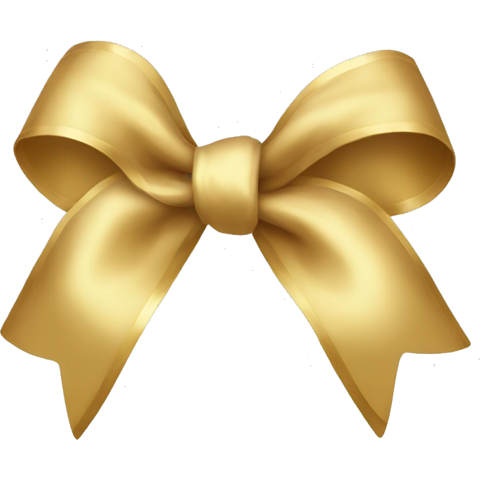 Light gold bow