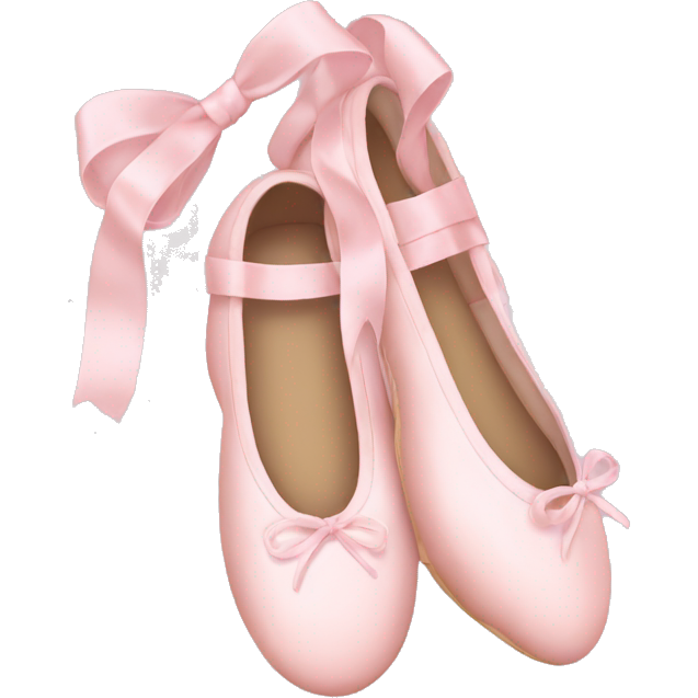 Soft pink ballerina shoes